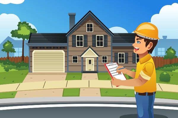 Inspection of a home's exterior - Bella Vista Contractors - Bentonville
