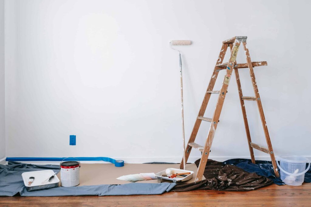 interior house painting is part of providing home renovation services - Bella Vista Contractors