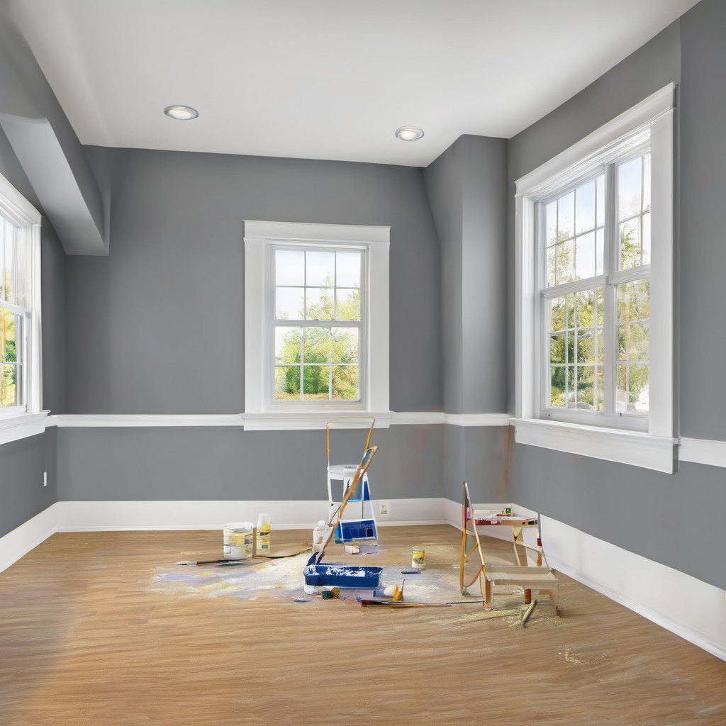 painting interior room in house - Bella Vista Contractors - NWA