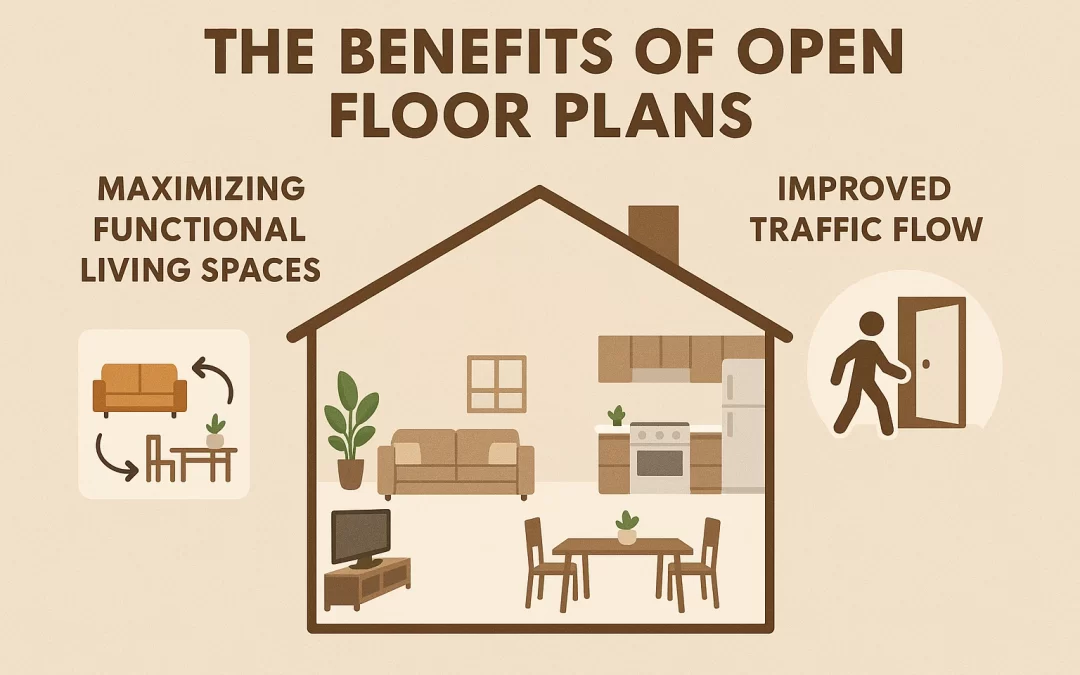 The Benefits of Open Floor Plans: Maximizing Functional Living Spaces and Improved Traffic Flow
